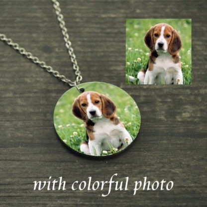 Engraved Custom Photo Necklace For Your Pet Baby Or Lover - Image 2
