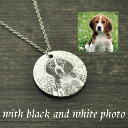 Engraved Custom Photo Necklace For Your Pet Baby Or Lover - Image 4