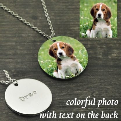 Engraved Custom Photo Necklace For Your Pet Baby Or Lover - Image 5