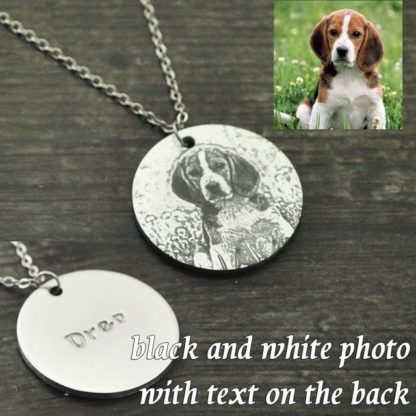 Engraved Custom Photo Necklace For Your Pet Baby Or Lover - Image 3