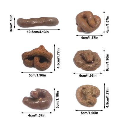 Disgustingly Realistic Prank Turds * Fake Poop Toys - Image 5