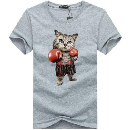 Hilarious Boxing Kitty Cat Unisex T-Shirt
